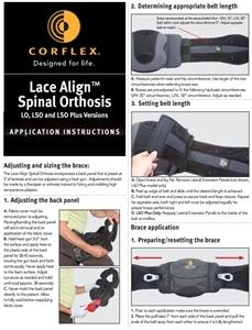 Corflex Lace Align Lumbar Orthosis (LO)