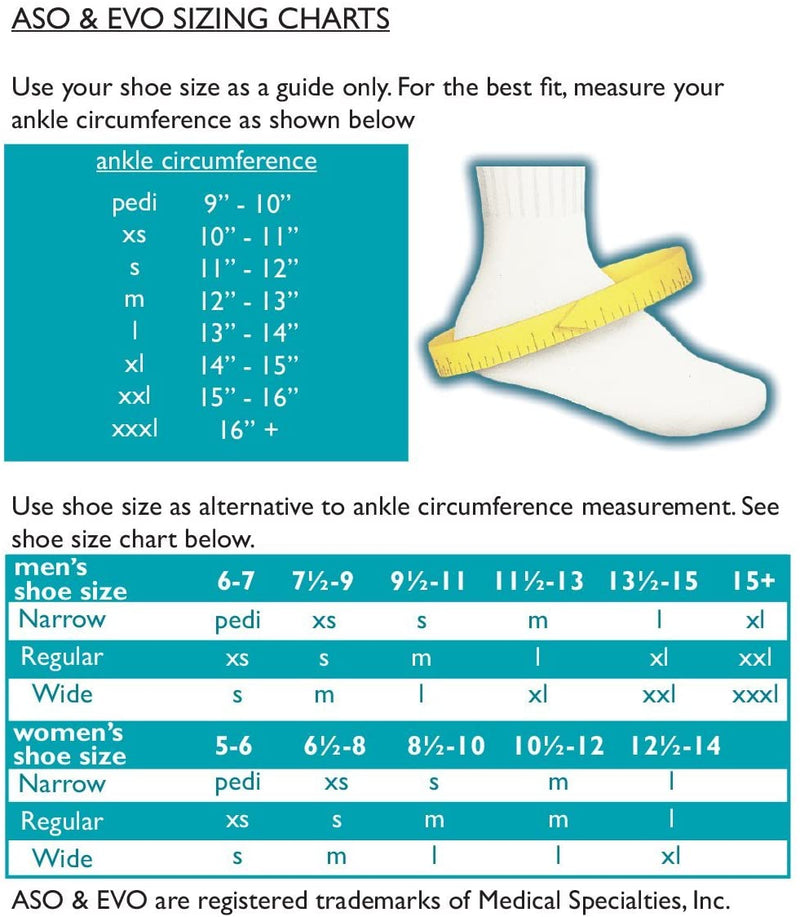 Med Spec ASO Ankle Stabilizer Orthosis