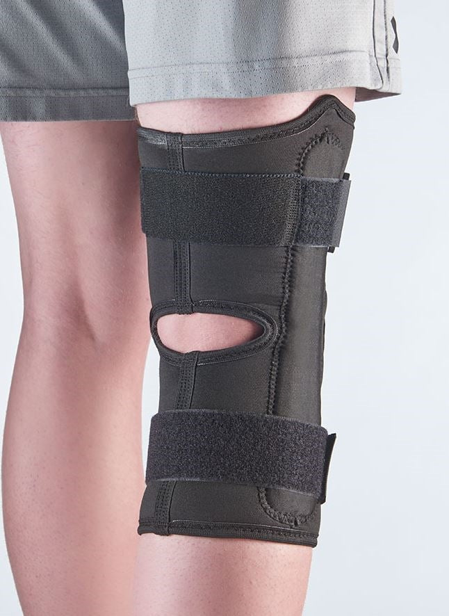 Corflex Cooltex™ AG 13” Patella Stabilizer W/ Cor-Trak Buttress and Hinge, Open Popliteal