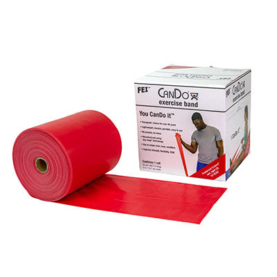 CanDo® Low Powder Exercise Band Rolls