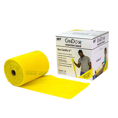 CanDo® Low Powder Exercise Band Rolls