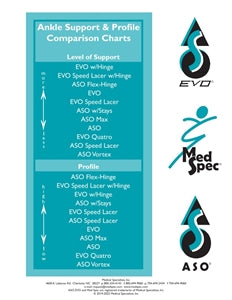 Med Spec ASO Ankle Stabilizer Orthosis with Plastic Stays