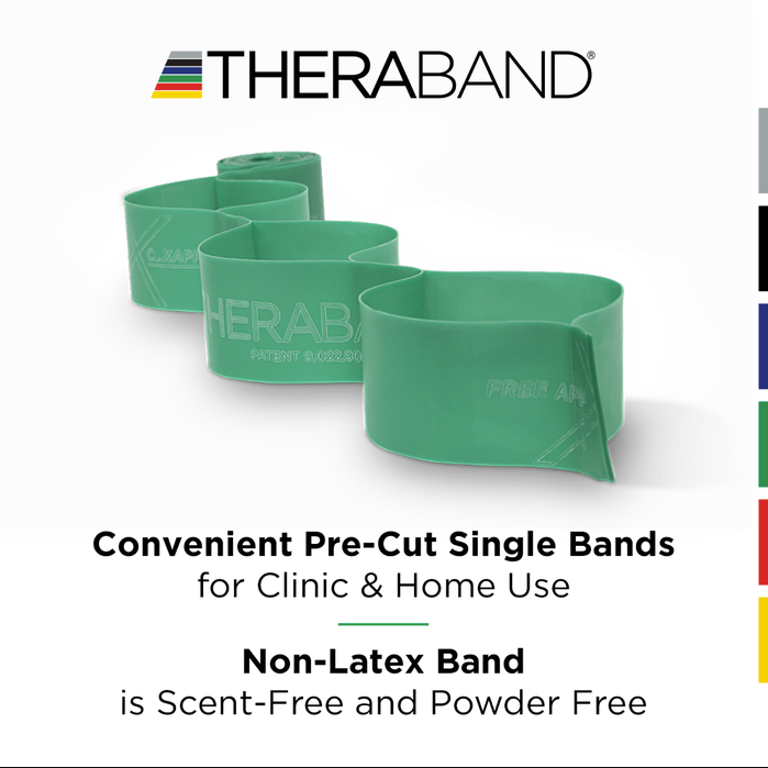 TheraBand Non-Latex CLX Consecutive Loops, Individual 5 ft. Pre-Cut