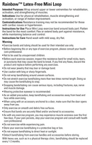 Rainbow™ Exercise Band Mini Loops, Latex Free, Each