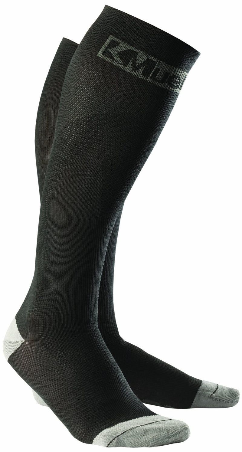 Mueller Sports Medicine Compression and Recovery Socks, 20-30 mmHg, Black