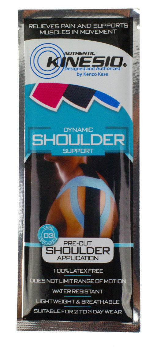 Kinesio Tex Pre-Cut Application - Latex-Free, Water-Resistant