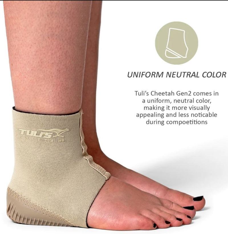 Tuli's® Cheetah® Gen2™ Heel Cup With Compression Sleeve (Fitted Youth)