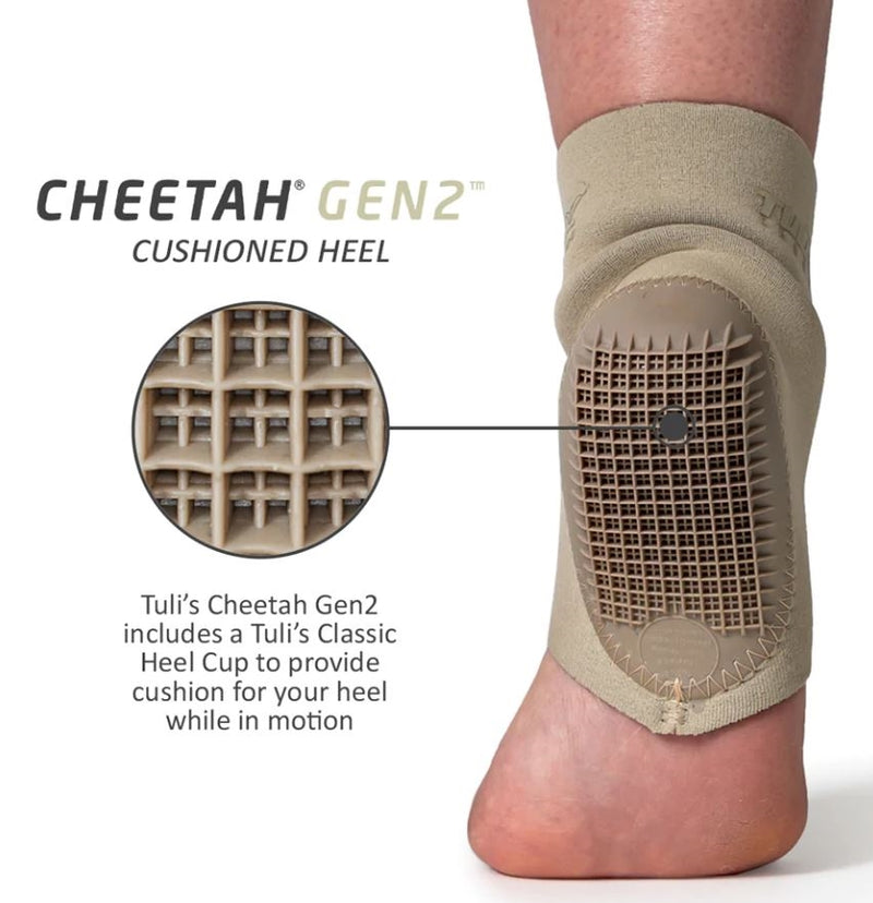 Tuli's® Cheetah® Gen2™ Heel Cup With Compression Sleeve (Fitted Youth)