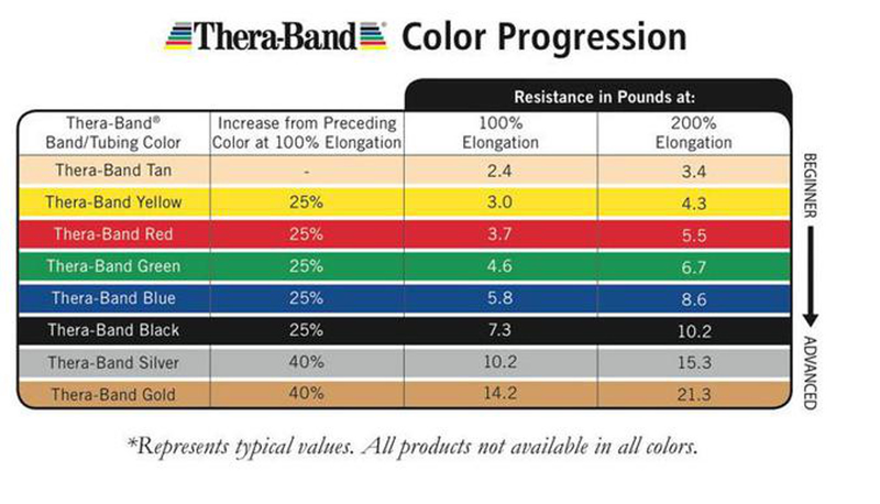 TheraBand Wellness Station Latex Resistance Tubing With Connectors, Set of 2