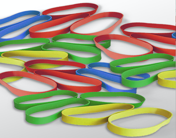 North Coast Medical Color-Coded Latex-Free Rubber Bands