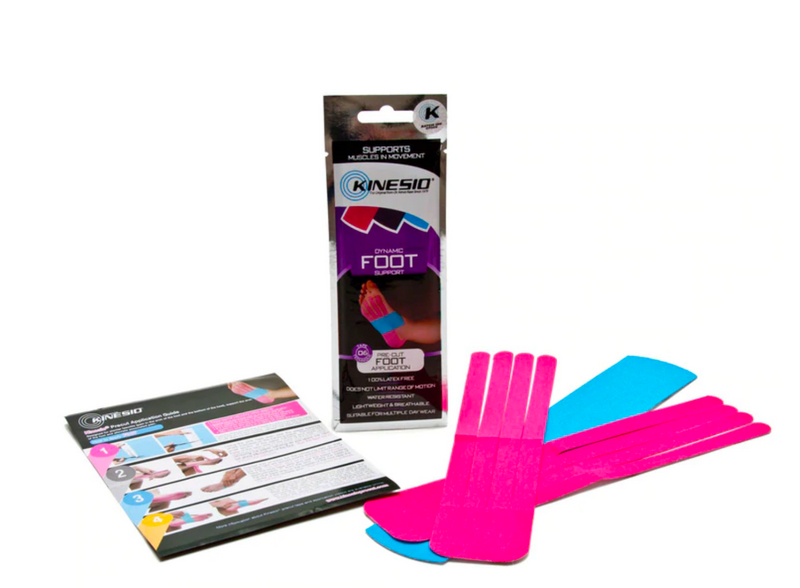 Kinesio Tex Pre-Cut Application - Latex-Free, Water-Resistant