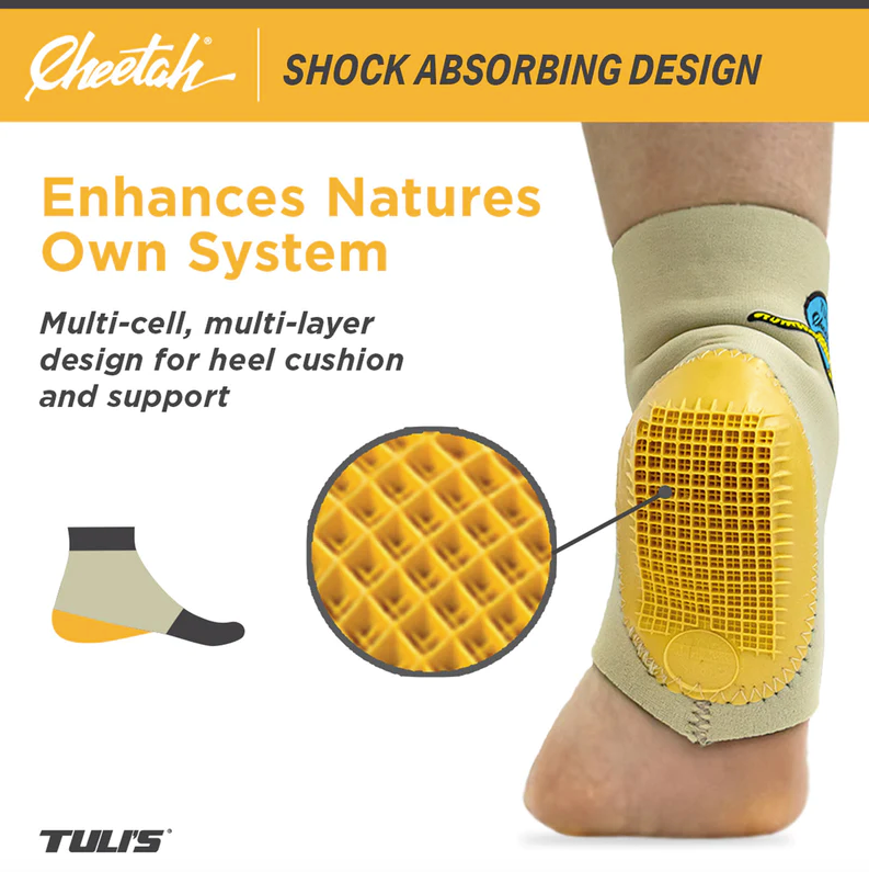 Tuli's® Cheetah® Heel Cup With Compression Sleeve