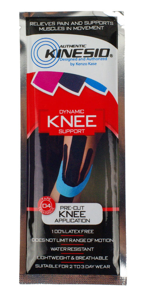 Kinesio Tex Pre-Cut Application - Latex-Free, Water-Resistant