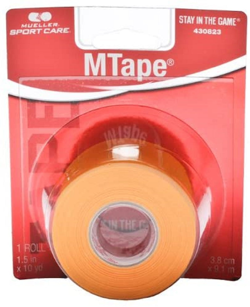 Mueller MTape, Clamshell, 1.5" x 10 yd